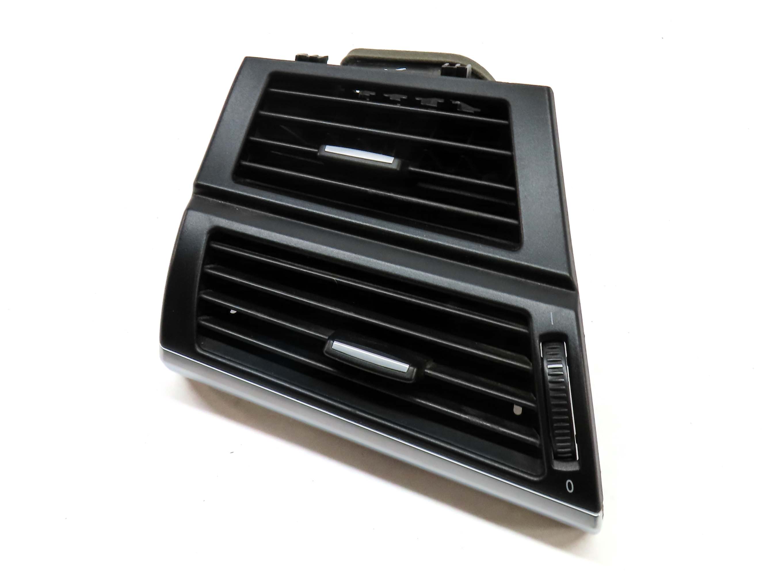 2011 BMW X5 (E70) FRONT LEFT DRIVER DASH OUTER A/C HEATER AIR VENT (Black) — exact item pictured
